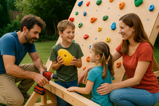 How to Involve the Whole Family in Climbing Wall Projects This Summer