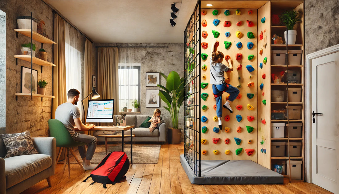 Balancing Work and Play: Setting Up a Home Climbing Wall for Busy Parents