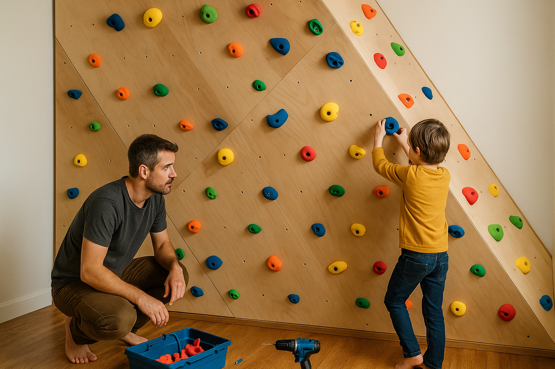 How to Keep Your Kids Active All Summer With a Backyard Climbing Wall