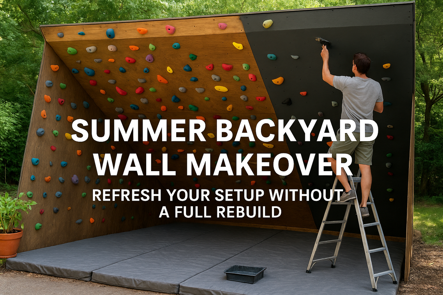 Summer Backyard Wall Makeover: Refresh Your Setup Without a Full Rebui ...